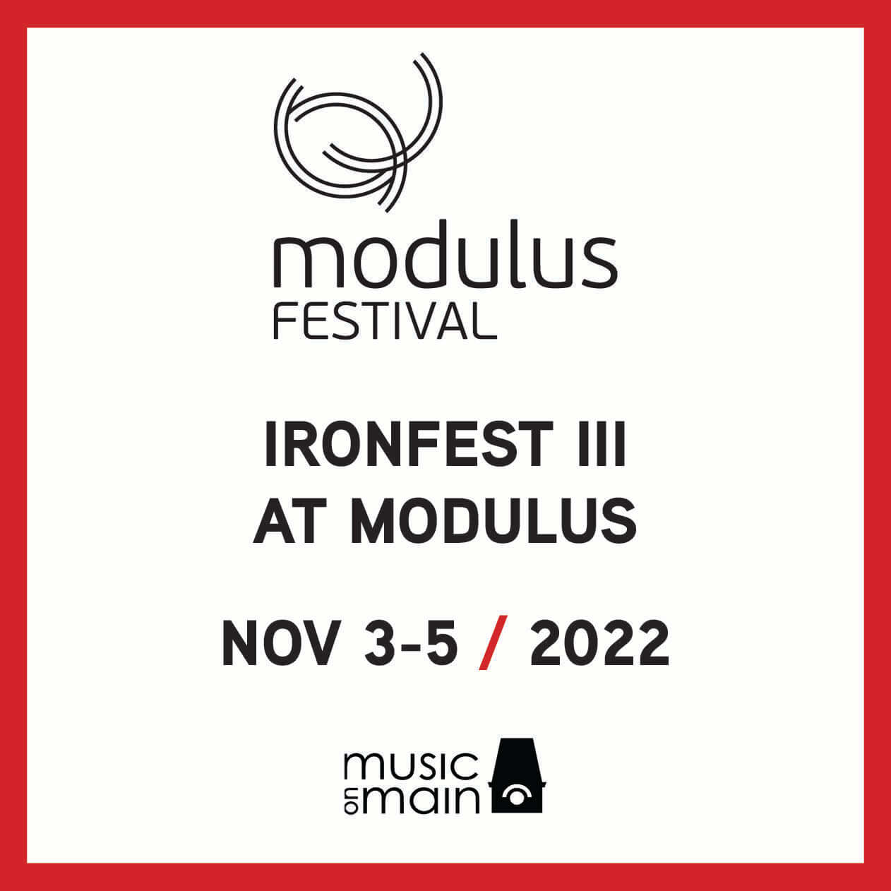 IronFest III - Music on Main