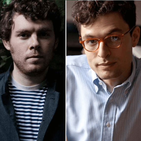 Close ups of Gabriel Kahane and Timo Andres