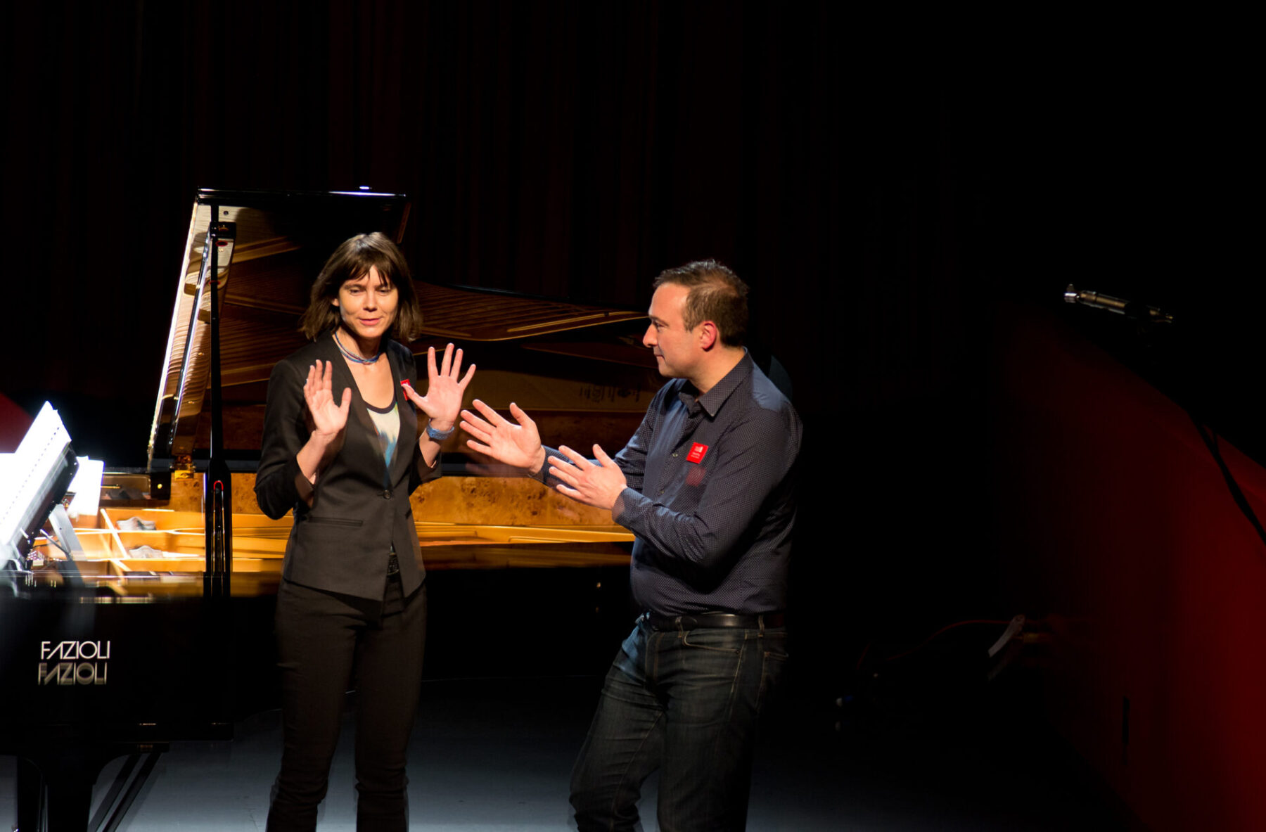 Jocelyn Morlock David Pay at the Fox Cabaret in March 2014