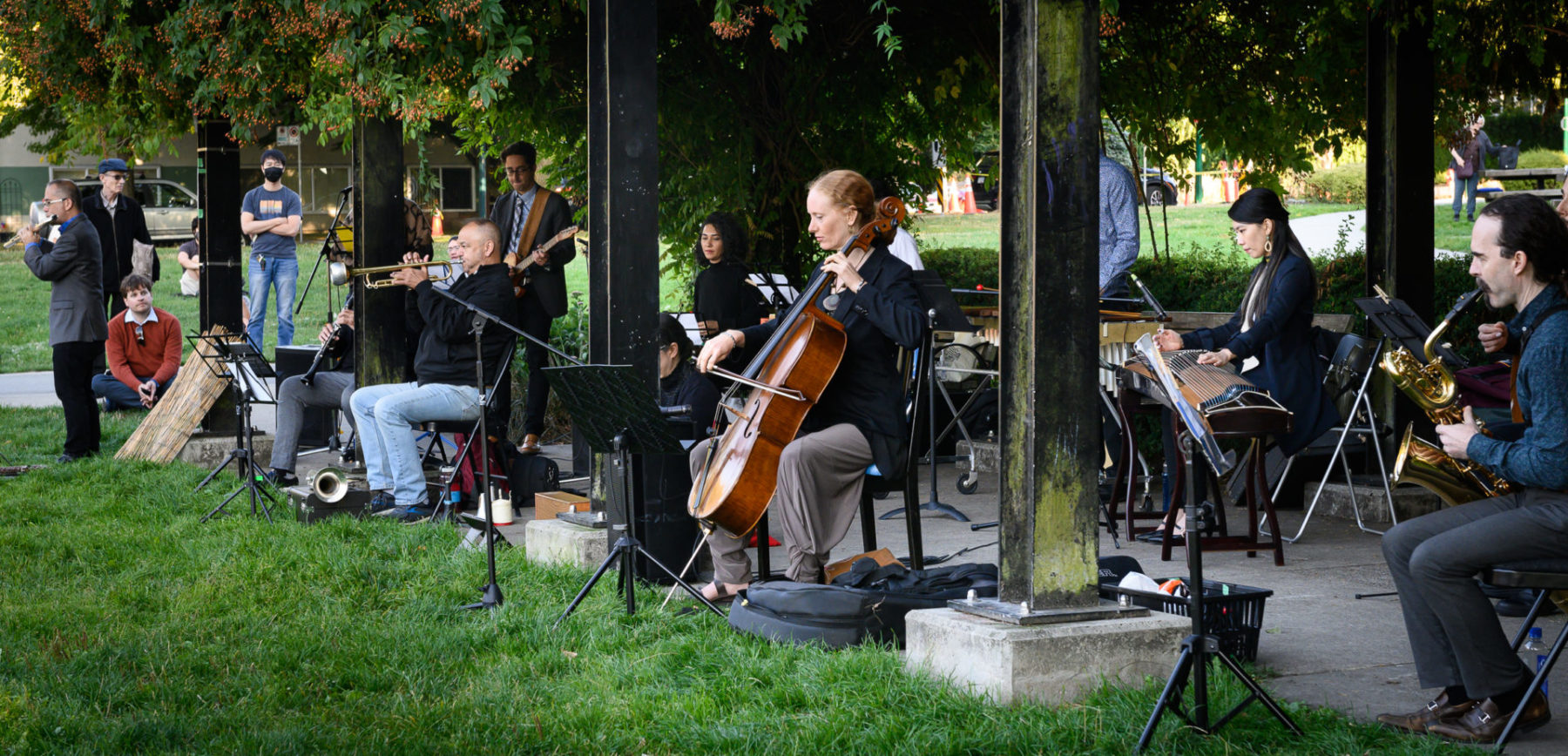 Music on Main All Star Band performing Terry Riley's In C