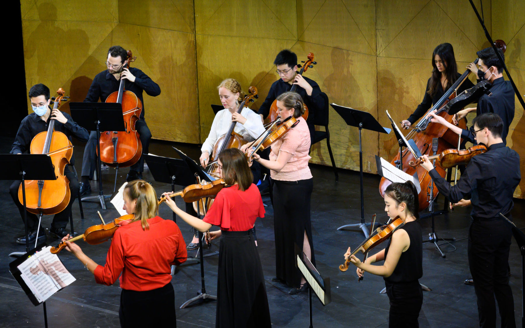 The Kessler Academy 2021 performing on stage at Vancouver Playhouse