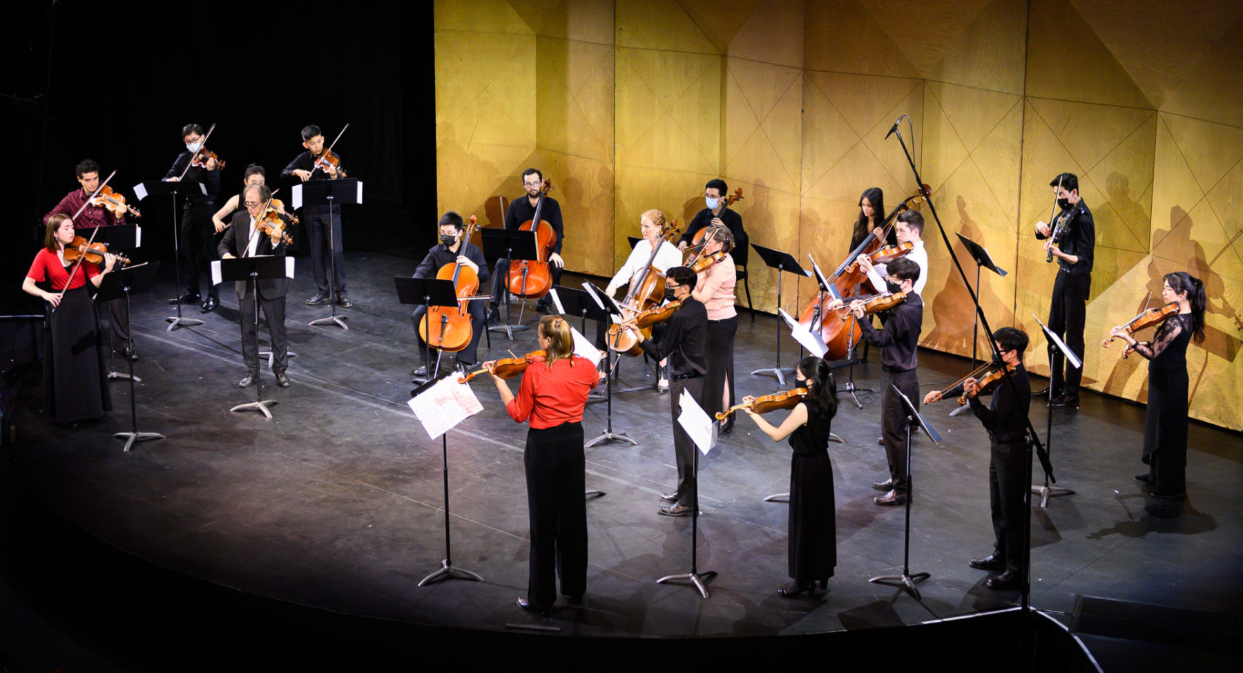 The Kessler Academy 2021 performing on stage at Vancouver Playhouse