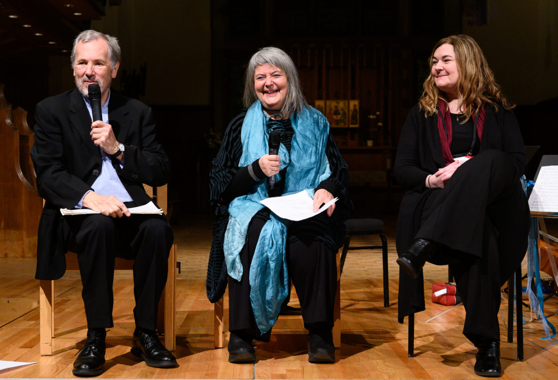 Les Voix Humaines, Nigel North & Composer Stacey Brown