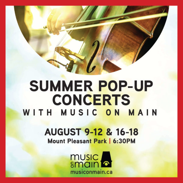 summer pop-up concerts