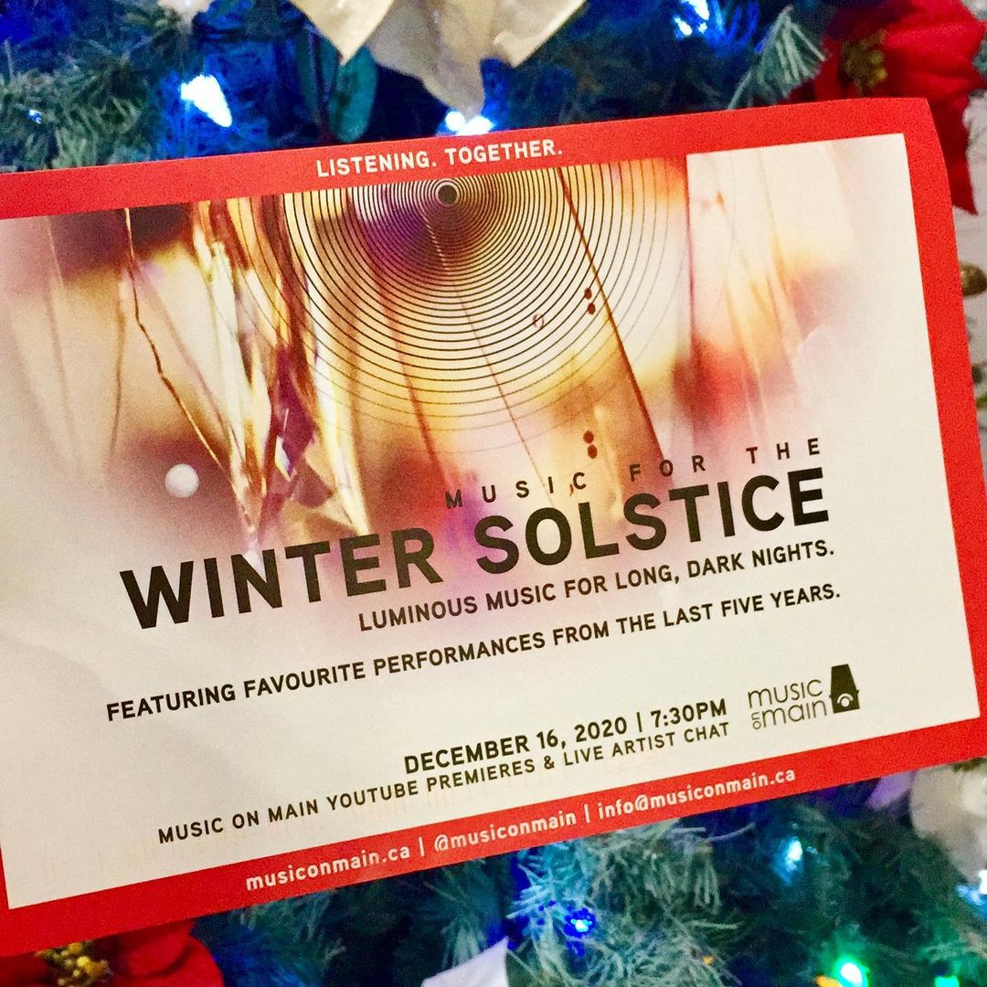 Music for the Winter Solstice Postcard
